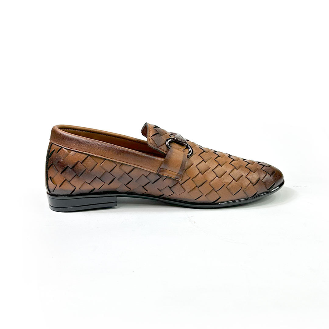 WOVEN LEATHER SHOES