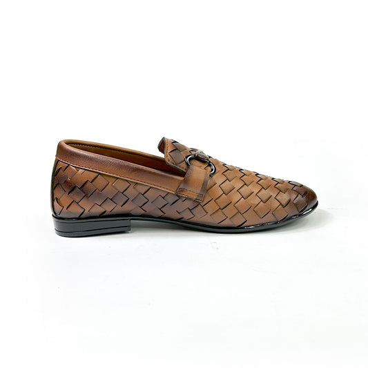 WOVEN LEATHER SHOES