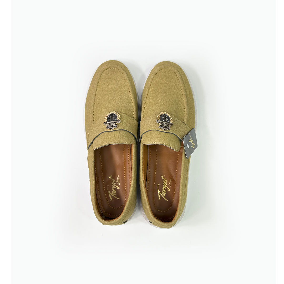SUEDE CREST LOAFERS