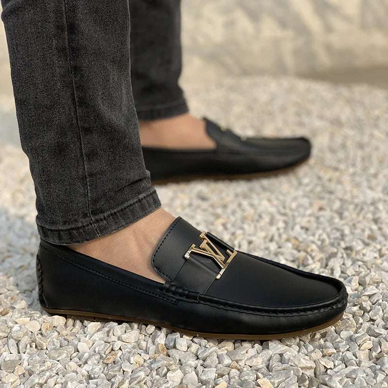 The Black | Buckle Loafers With Medicated Insole