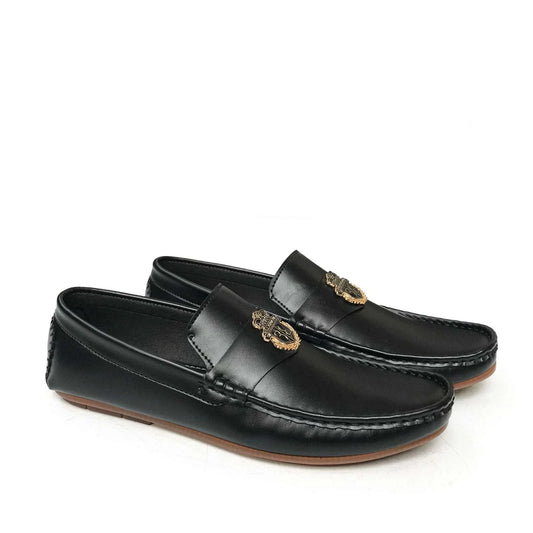 The Black | Buckle Loafers With Medicated Insole