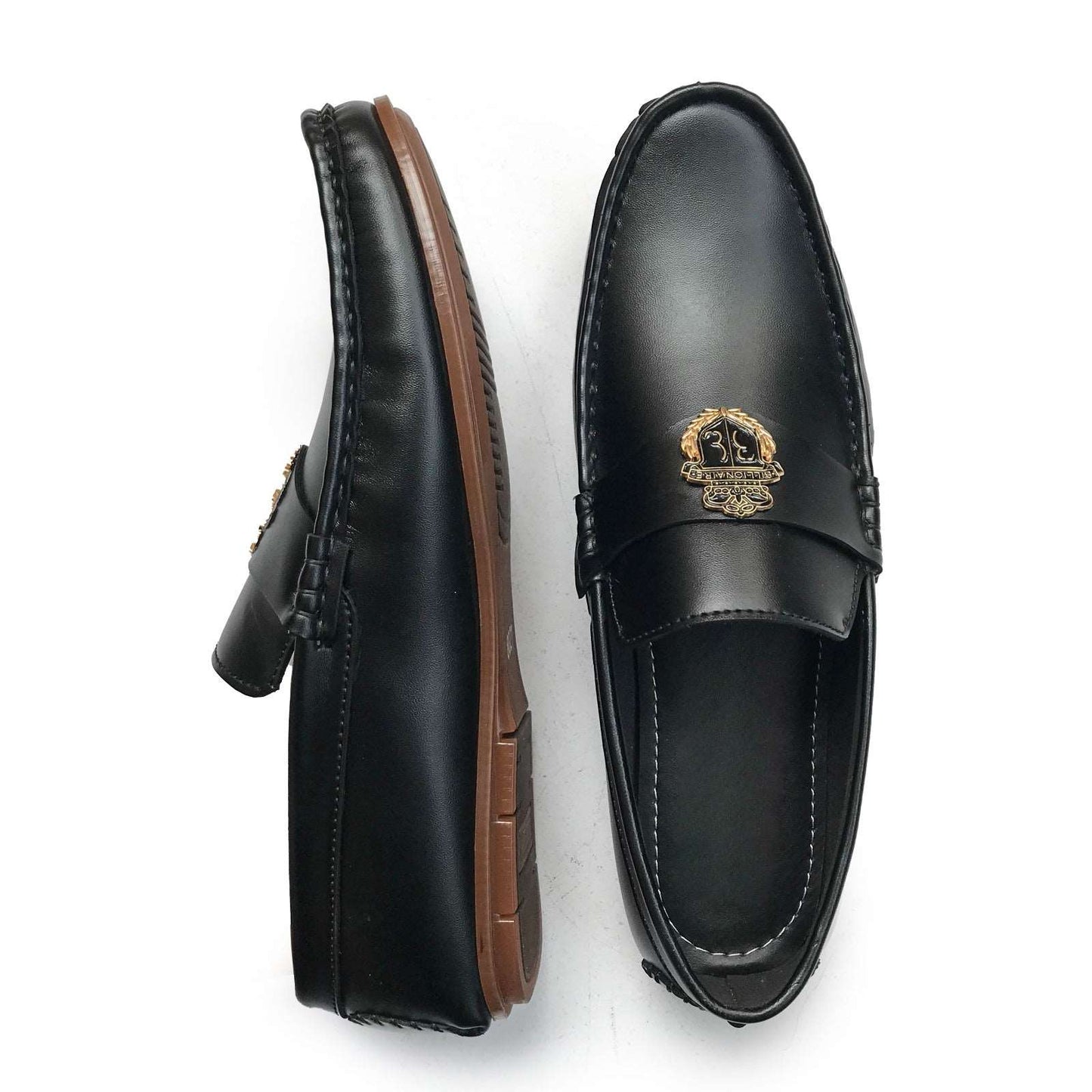The Black | Buckle Loafers With Medicated Insole