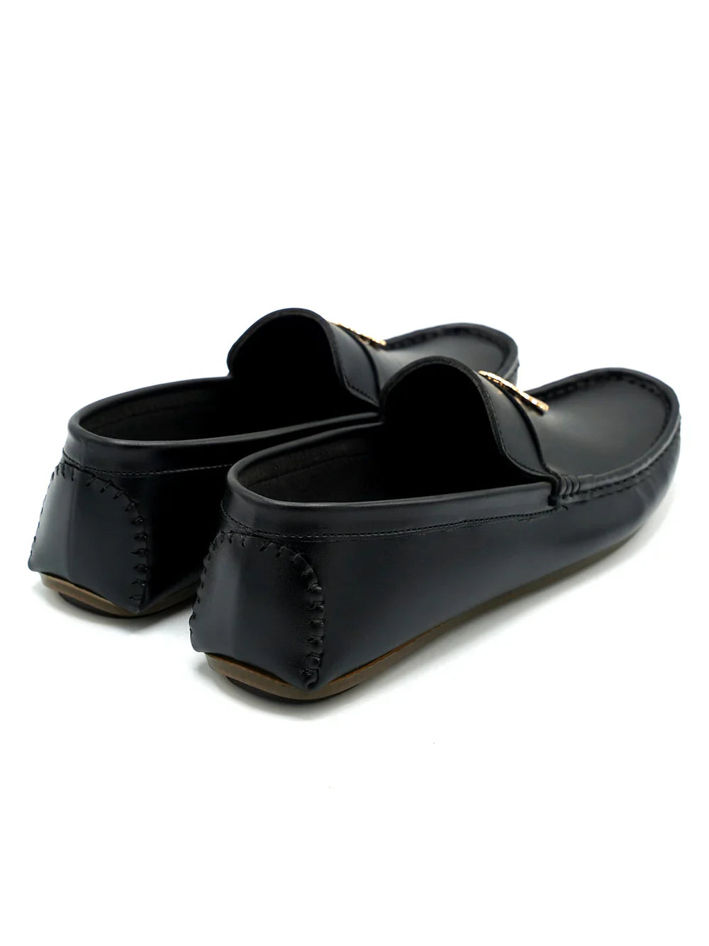 The Black | Buckle Loafers With Medicated Insole